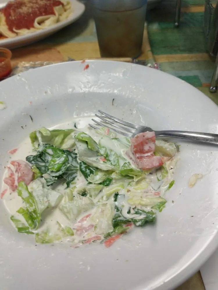 Side Salad with Homemade Ranch Dressing